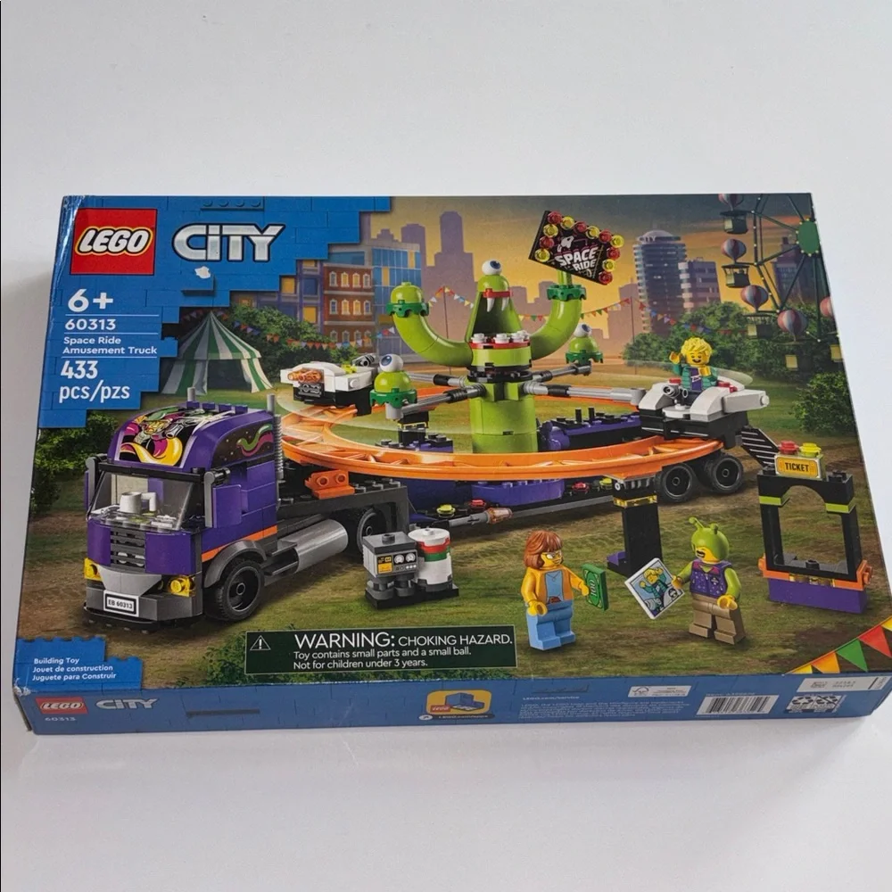 LEGO CITY 60313 Space Ride Amusement Truck LEGO City Space Ride Amusement Truck